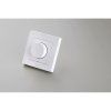 Bílý AQARA Dimmer Switch H2 EU položený na podložce.