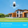 TP-Link Tapo C500 venkovní kamera, (5MP, PTZ, Full HD 1080p, WiFi, IR 30m)