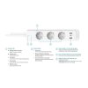 TP-Link Tapo P300(EU) chytrý WiFi prodlužovací kabel (3x230V,2xUSB-A,1xUSB-C,2300W,10A,2,4 GHz,BT)