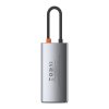 Hub 4v1 Baseus Metal Gleam Series, USB-C na USB 3.0 USB 2.0 HDMI USB-C PD