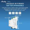 Shelly Pro 3EM v2 s Wi-Fi, LAN, Bluetooth a možností aktualizace na Matter