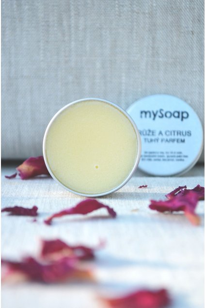 Tuhý parfém růže a citrus