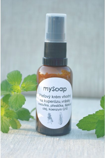 Tónující krém na pleť se sklonem ke kuperóze, vráskám