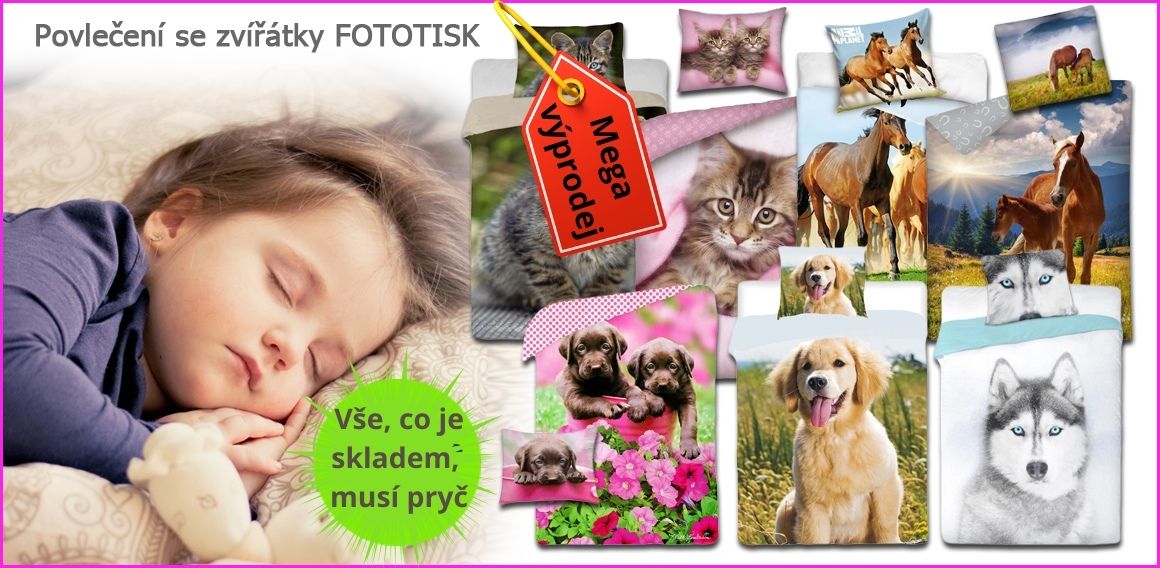 výprodej dětského povlečení