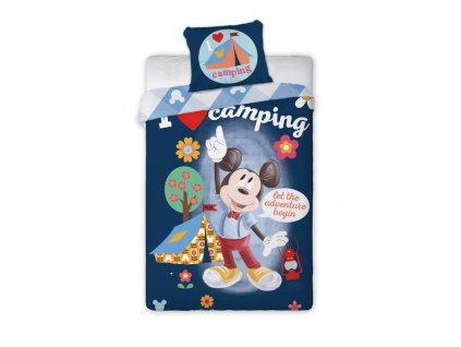 FARO Povlečení Mickey camping Bavlna, 140/200, 70/90 cm