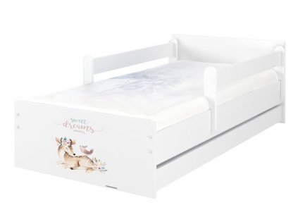 BabyBoo Dětská postel 160 x 80cm - Sweet Dreams MAX + ŠUPLÍK