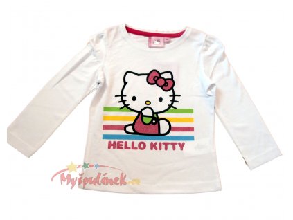 Triko Hello Kitty bílé 1236