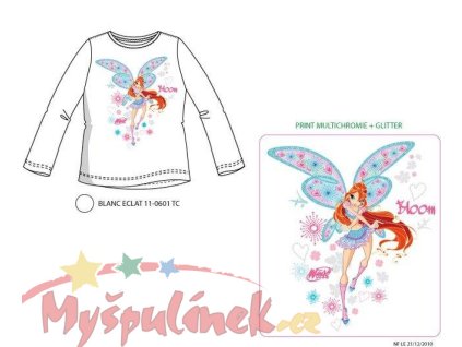 Triko Winx dlouhý rukáv 6189 BLOOM