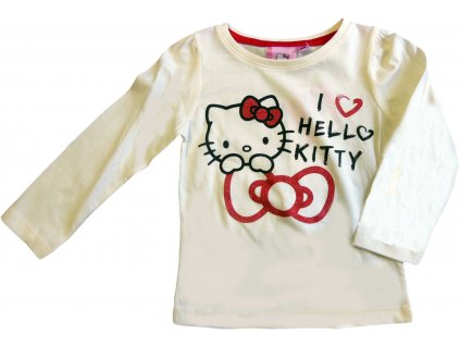 Triko Hello Kitty dlouhý rukáv 1756 krémové