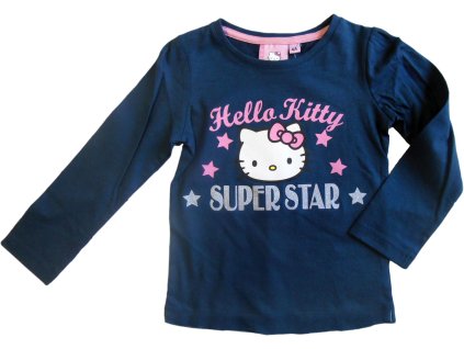 Triko Hello Kitty dlouhý rukáv 1756 modré