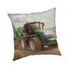 JERRY FABRICS Polštářek Traktor green Polyester, 40/40 cm