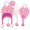 Pletená čepice Barbie s copánky 952-782