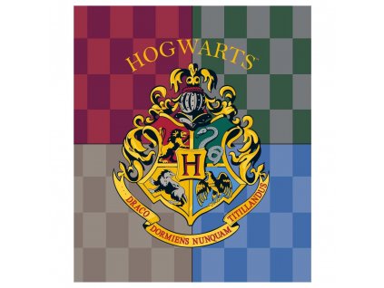 Deka Harry Potter - Rokfort viacfarebná veľká