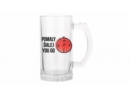 Pivný pohár Dano Drevo - pomaly