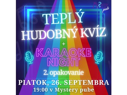 Mystery Teplý hudobný kvíz - 2. opakovanie