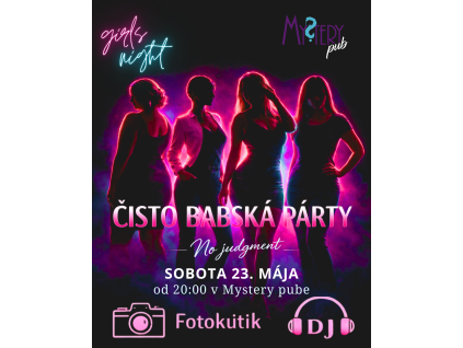 čisto babská party ig prispevok