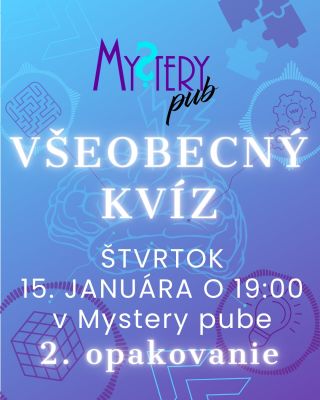 Na január máme pre vás ešte aj druhý termín toho istého Všeobecného kvízu! Nemusíte sa báť. Naše kvízy sú robené úplne...