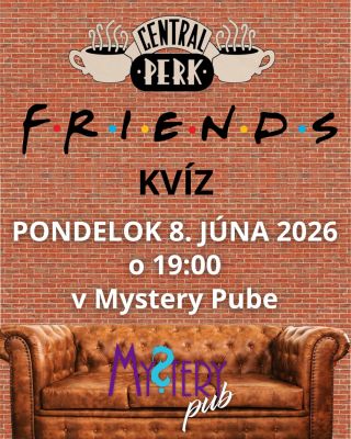 Pozývame vás do nášho Mystery pubu na úplne nový kvíz o tomto historicky snáď najúspešnejšom sitkome - Friends! Vyhrajte...