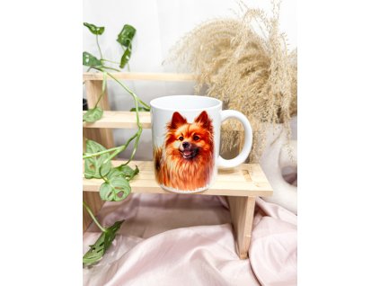 hrnek s plemenem německý špic