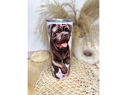 Termohrnek s motivem psa Bullmastiff