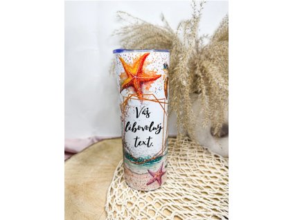 Termohrnek s letním motivem a palmami