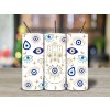 termohrnek s designem Hamsa – symbol štěstí a harmonie