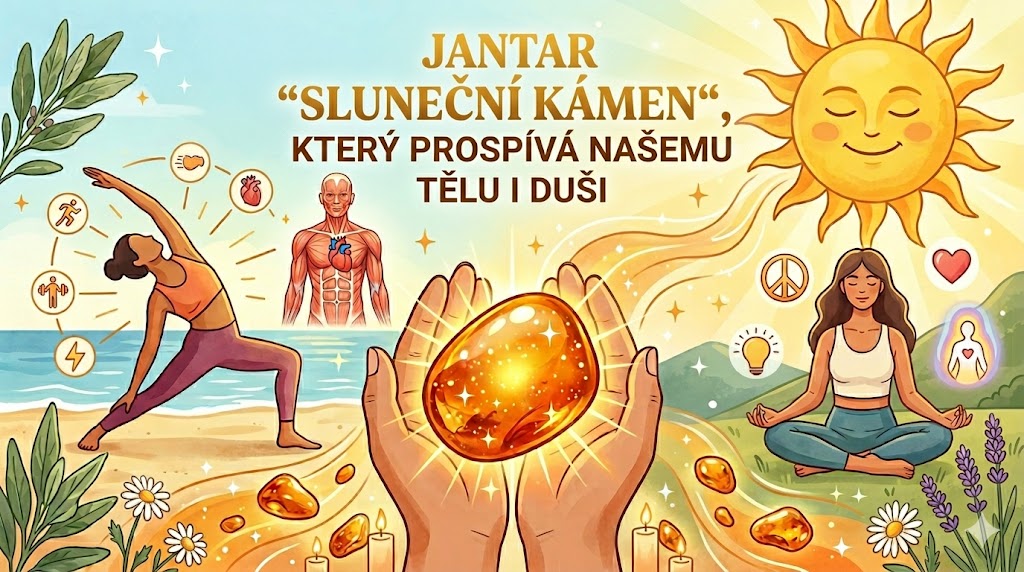 Jantar - "Sluneční kámen", který prospívá našemu tělu i duši