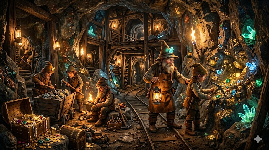 Permoníci - Elementárové země, důlní skřítci a strážci pokladů