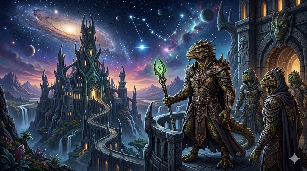 Reptiliáni - Plazí bytosti z hvězdného systému Alfa Draconi