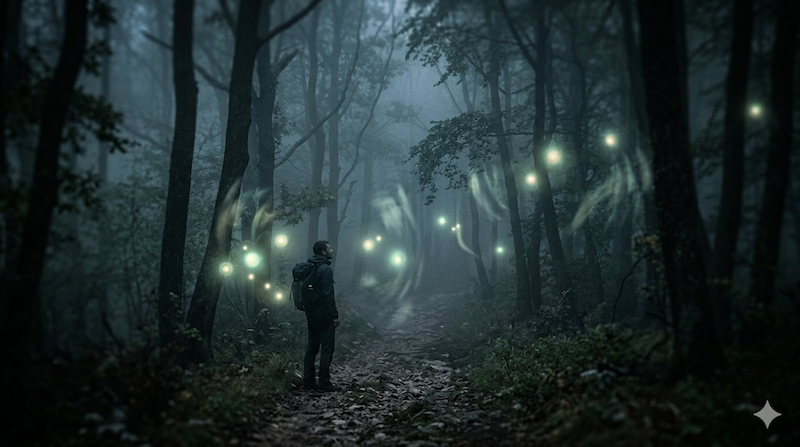 Tribec bludičky tajemno