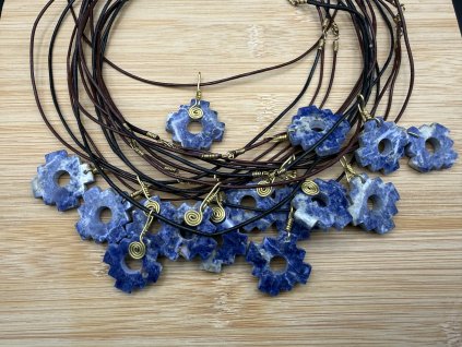 Šamanský přívěsek CHAKANA sodalit - 3 cm