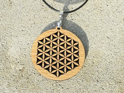 Přívěšek květ života velký 4,5 cm