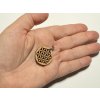 Přívěšek květ života MINI buk 2,5 cm