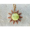 Sluníčka z And - přívěšek serpentinit 6 cm - drobná vada