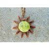 Sluníčka z And - přívěšek serpentinit 6 cm - drobná vada