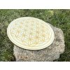 Velká podložka květ života dřevěná 20 cm