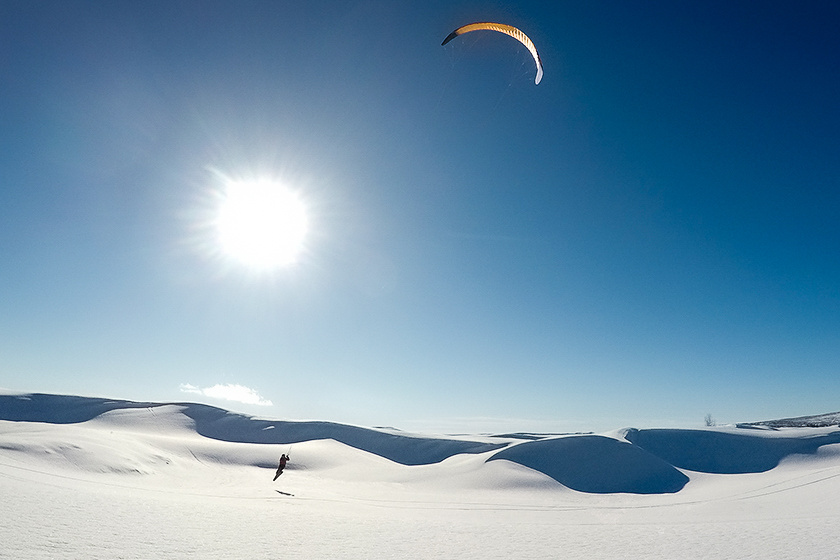 Ozone kite na snowkiting