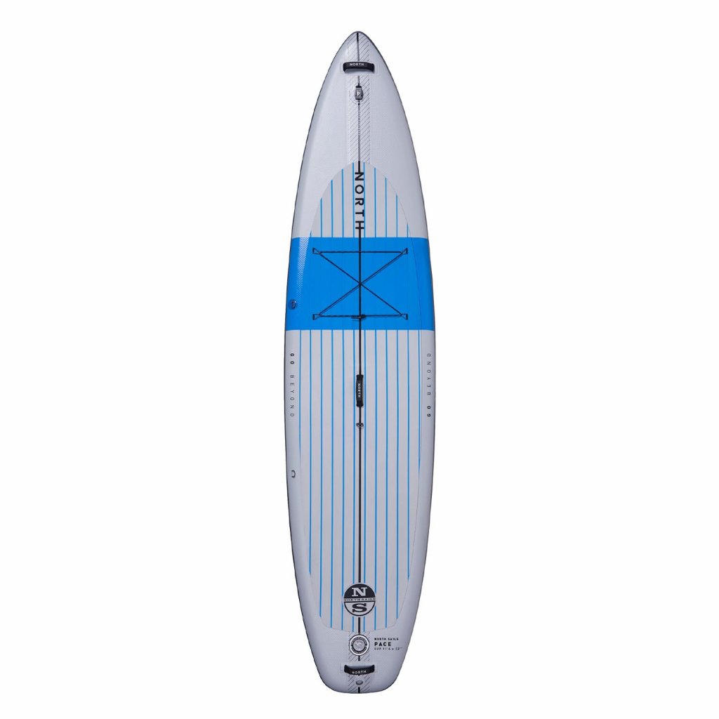 Paddleboard North Pace SUP Inflatable 11'6'', Sky Grey