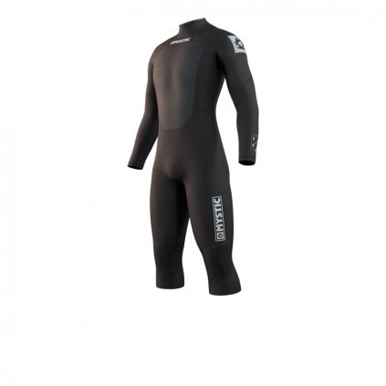 Brand Longarm Shortleg 3/2mm Bzip Flatlock, Black (Velikost M)
