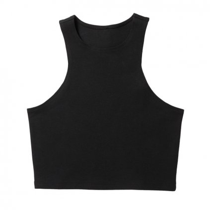 Dámské tričko Crop Singlet, Black