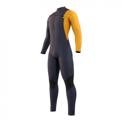 Neoprén Marshall Fullsuit Fzip 5/3mm, Blue/Mustard