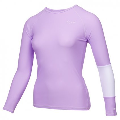 Lykra Jayde LS Rash Vest Women, Pastel Lilac