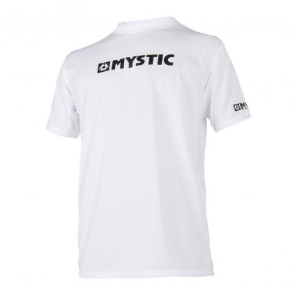 Pánská Lykra Star Rashvest S/S, White (Velikost S)