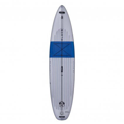 Paddleboard North Pace Wind SUP Inflatable 11', Sky Grey