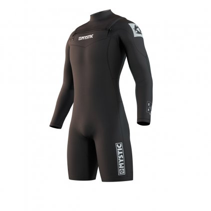 Neoprén Star Longarm Shorty 3/2mm Double Fzip, Black (Velikost L)