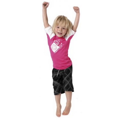 Lykra Star Rash Vest Kids L/S, Pink