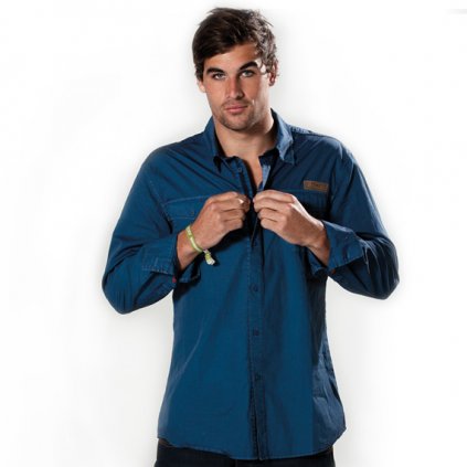 Pánská košile Amplify Shirt, Denim Blue (Velikost XXL)