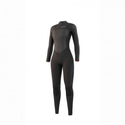 Neoprén Gem Fullsuit 5/4mm Double Fzip Wom, Black