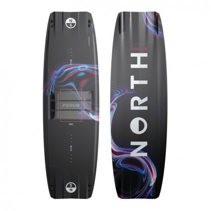 Kiteboard Focus Hybrid Board TT 2024, Black