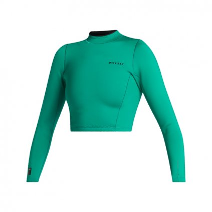 Dámský neopren Lunar L/S Crop Top 2mm Wom, Green